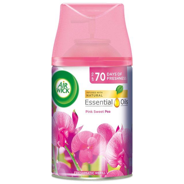 Airwick Pink Sweet Pea Freshmatic Refill   250ml - McGrocer