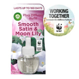 Airwick Satin & Moon Lily Plug In Refill   19ml - McGrocer