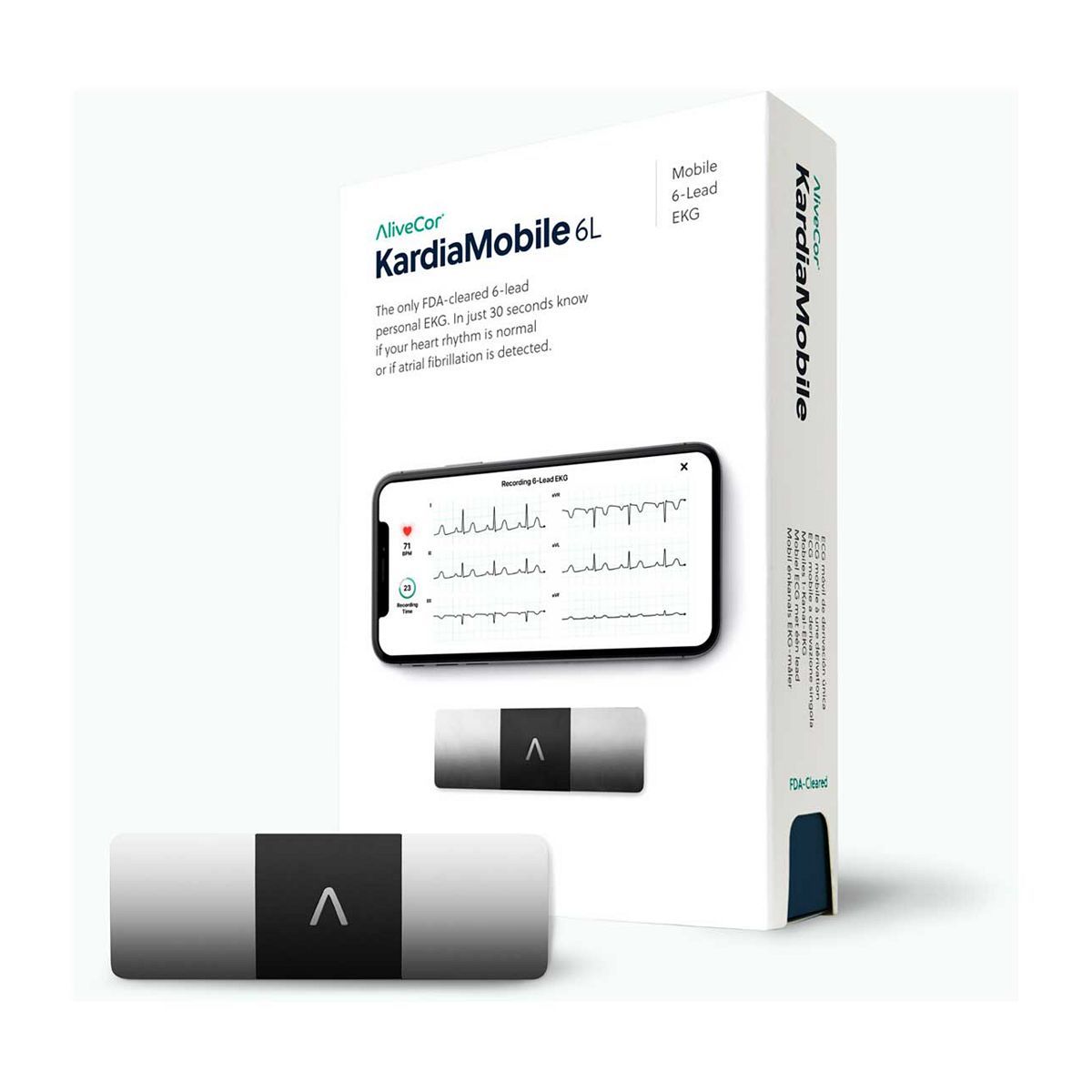 Alivecor KardiaMobile Six Lead ECG Monitor - McGrocer