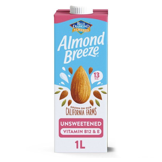 Almond Breeze Long Life Unsweetened Almond Milk Alternative   1L - McGrocer