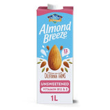 Almond Breeze Long Life Unsweetened Almond Milk Alternative   1L - McGrocer