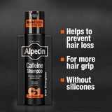 Alpecin Black Mens Shampoo | Hair Growth Shampoo 2 x 250ml - McGrocer
