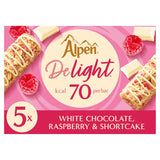 Alpen Delight 5 White Chocolate, Raspberry & Shortcake Bars 95g - McGrocer