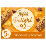 Alpen Delight Cereal Bars Chocolate Honeycomb   5 per pack - McGrocer
