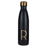 Alphabet Water Bottle Black Letter R - McGrocer