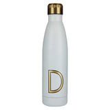 Alphabet Water Bottle Cream Letter D - McGrocer