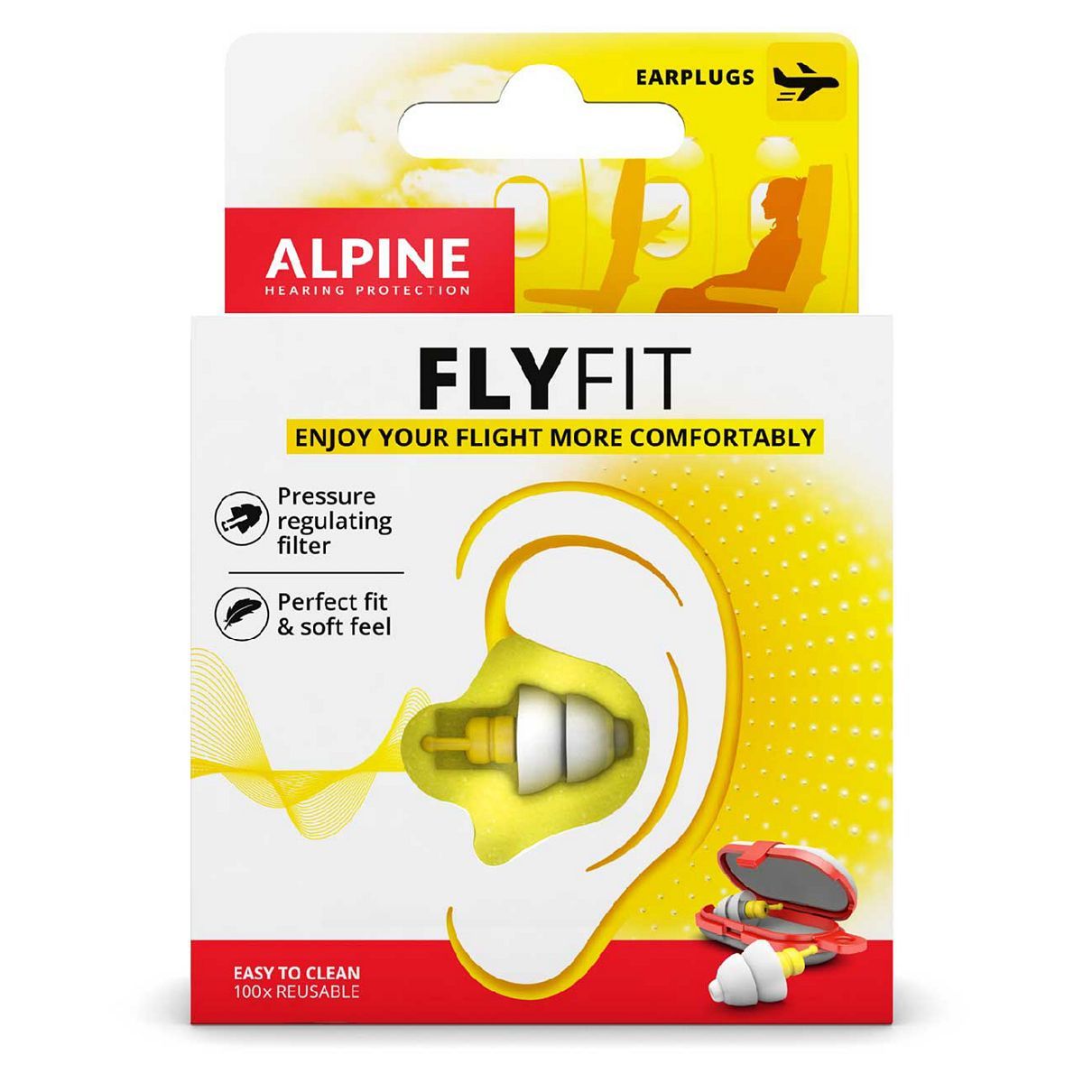 Alpine Flyfit Earplugs 1 Pair - McGrocer