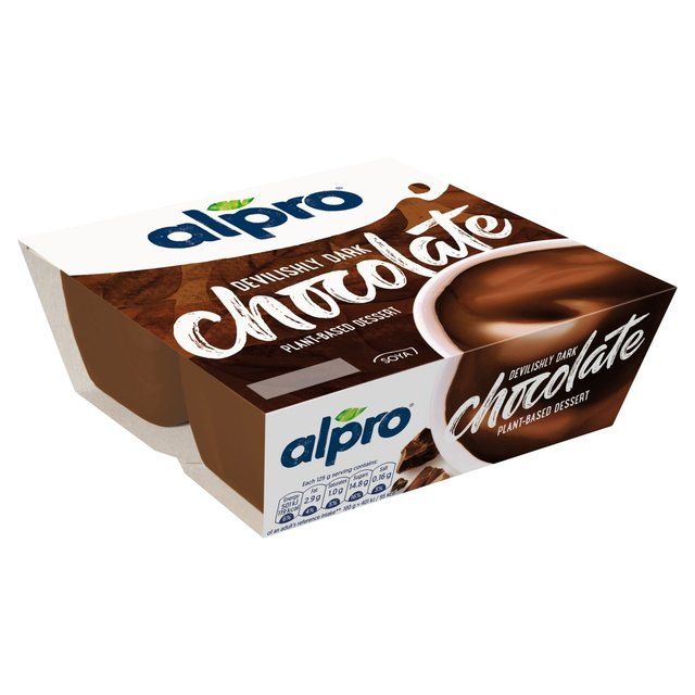 Alpro Dark Chocolate Dessert   4 x 125g - McGrocer