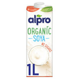 Alpro Organic Soya Milk No Sugars Long Life Dairy Alternative 1L - McGrocer
