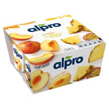 Alpro Peach & Pineapple-Passion fruit Yoghurt Alternative   4 x 125g - McGrocer