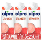Alpro Soya Strawberry Long Life Drink   3 x 250ml - McGrocer