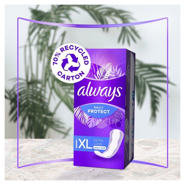 Always Dailies Extra Protect Long Plus Panty Liners   24 per pack - McGrocer