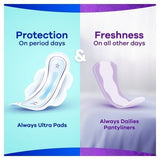 Always Dailies Panty Liners Long Plus Value Pack x48 - McGrocer