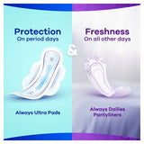 Always Dailies Panty Liners Normal Value Pack x68 - McGrocer