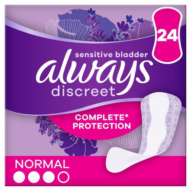 Always Discreet Incontinence Liners Normal   24 per pack - McGrocer