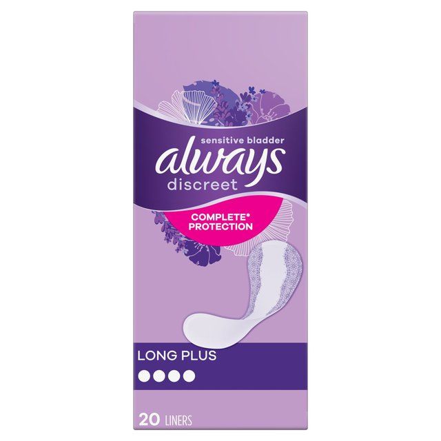 Always Discreet Incontinence Liners Plus   20 per pack - McGrocer