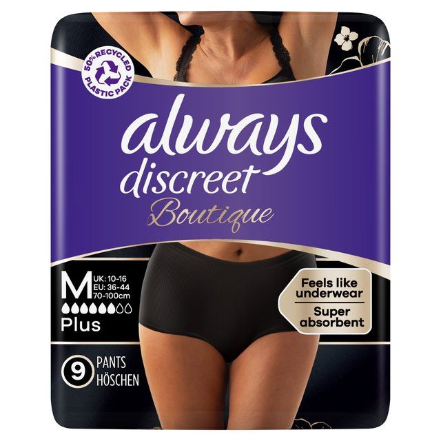 Always Discreet Incontinence Pants Boutique Underwear Incontinence Pants   9 per pack - McGrocer