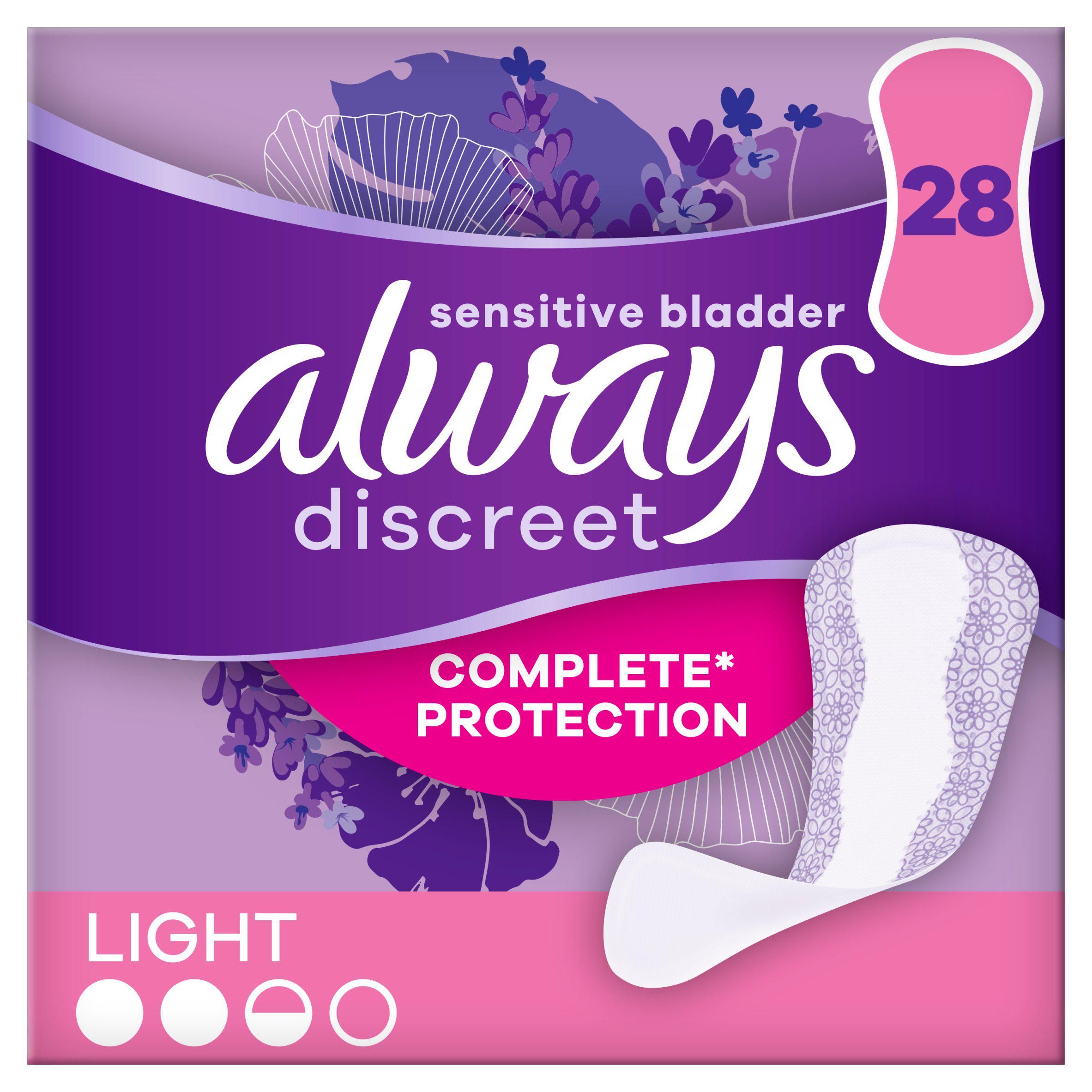 Always Discreet Light Incontinence Liners  x28 - McGrocer
