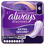 Always Incontinence Pads Plus Women Ultimate Night - McGrocer