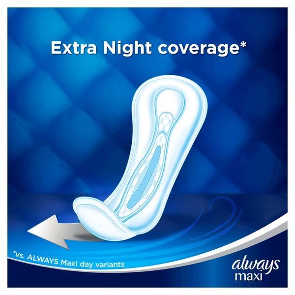 Always Maxi Night Sanitary Towels x9 - McGrocer