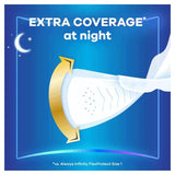 Always Sanitary Towels Infinity Night (Size 3) Wings   10 per pack - McGrocer