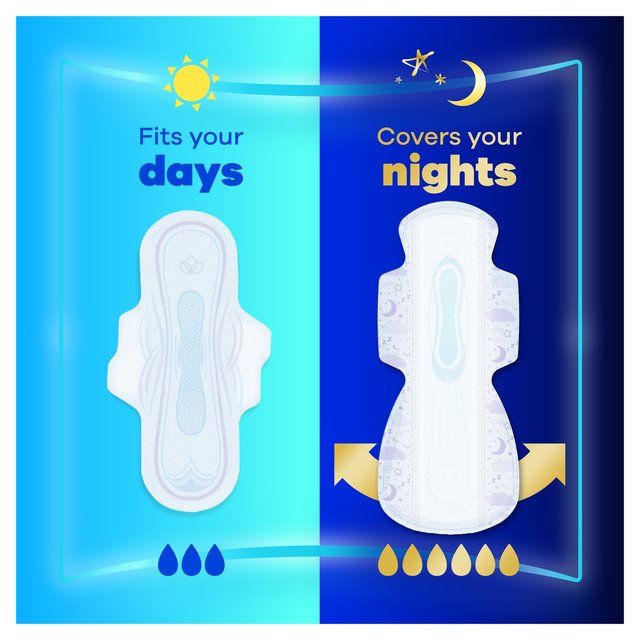 Always Sanitary Towels Ultra Day & Night (Size 3) Wings   18 per pack - McGrocer