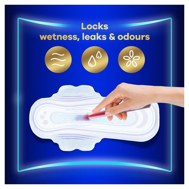 Always Sanitary Towels Ultra Secure Night (Size 4) Wings   8 per pack - McGrocer