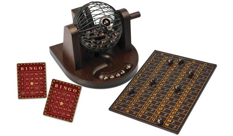 Ambassador Craftsman Wood Veneer Deluxe Bingo - McGrocer