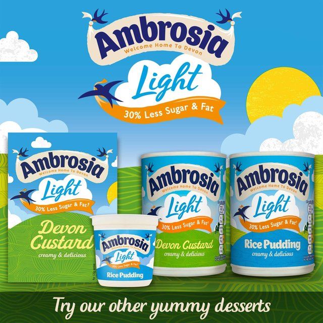 Ambrosia Light Custard Pots   4 x 125g - McGrocer