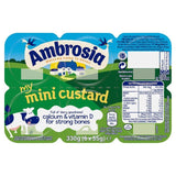 Ambrosia My Mini Custard Pots   6 x 55g - McGrocer