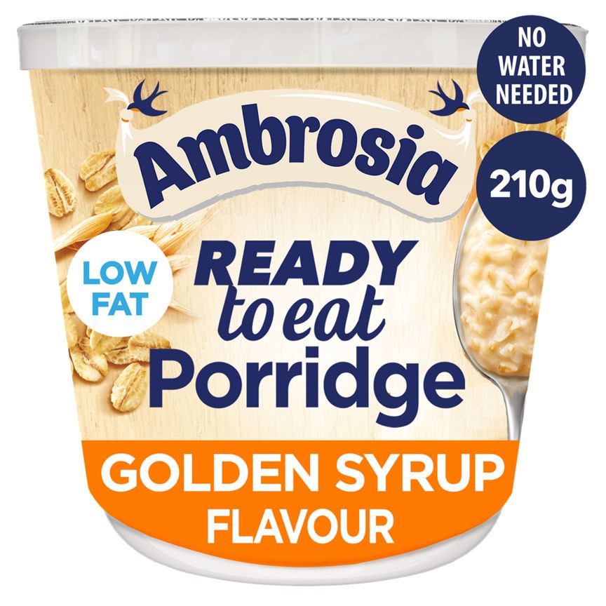 Ambrosia Ready to Eat Porridge Pot Golden Syrup Flavour - McGrocer