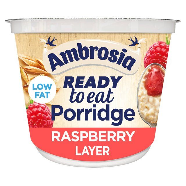 Ambrosia Ready To Eat Porridge with Raspberry Layer   210g - McGrocer