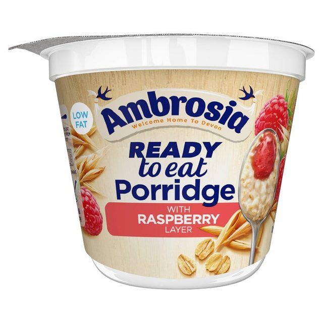 Ambrosia Ready To Eat Porridge with Raspberry Layer   210g - McGrocer