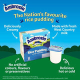 Ambrosia Rice Pudding    4 x 125g - McGrocer