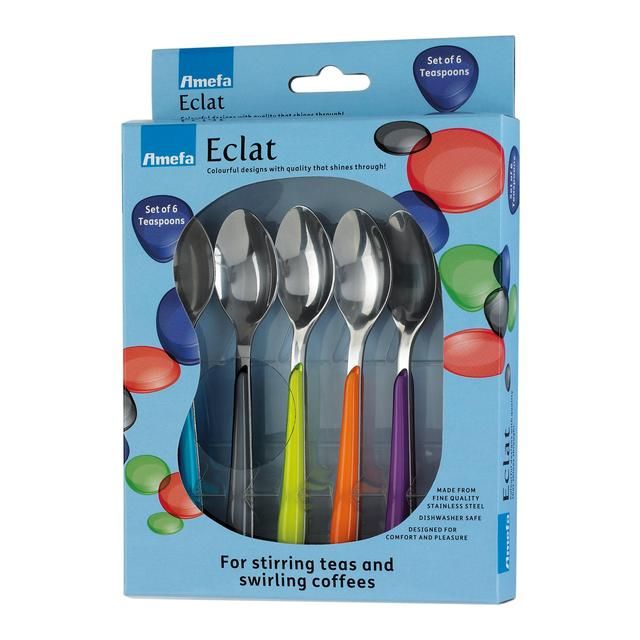 Amefa Eclat Multi-Colour Teaspoons   6 per pack - McGrocer
