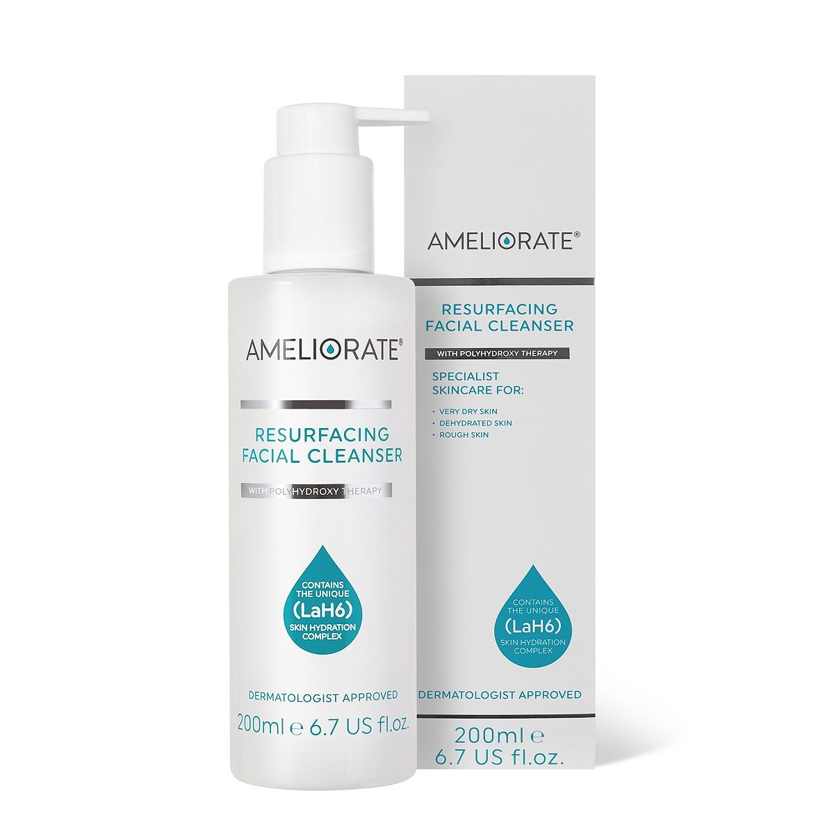 AMELIORATE Resurfacing Facial Cleanser 200ml - McGrocer
