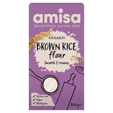 Amisa Organic Gluten Free Brown Rice Flour   500g - McGrocer