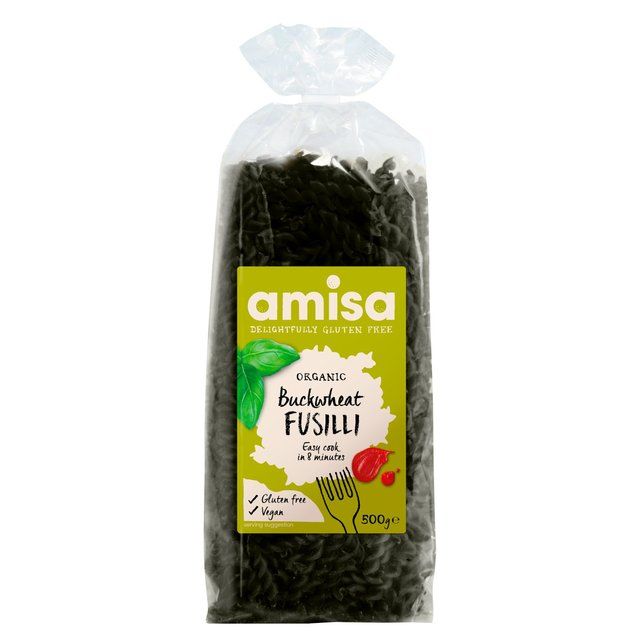 Amisa Organic Gluten Free Buckwheat Fusilli   500g - McGrocer