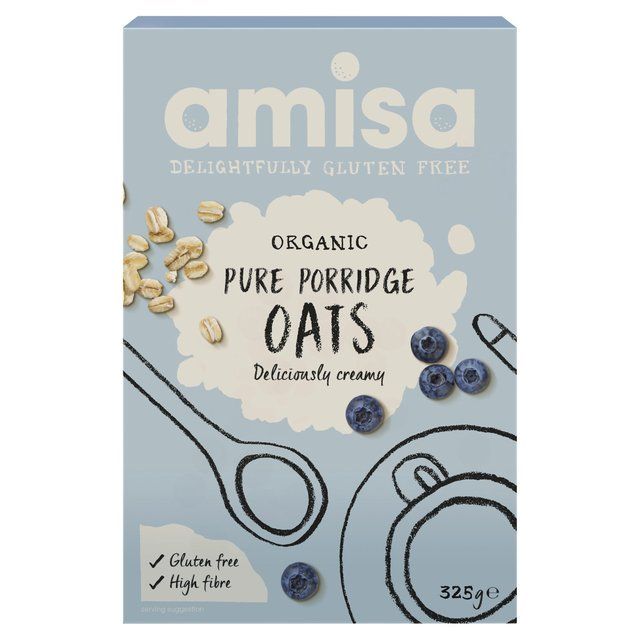 Amisa Organic Gluten Free Pure Porridge Oats   325g - McGrocer