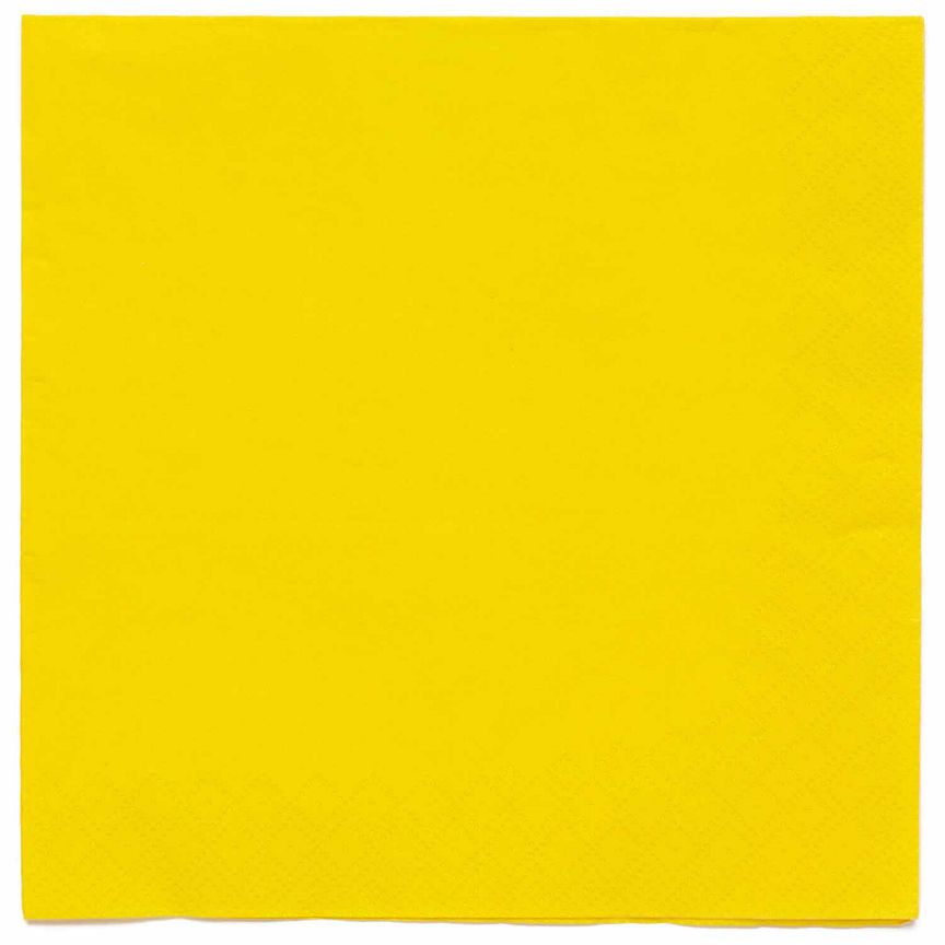 Amscan 20 Buttercup Luncheon Paper Napkins - McGrocer