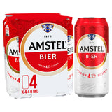 Amstel Lager Beer Cans 4 x 440ml - McGrocer