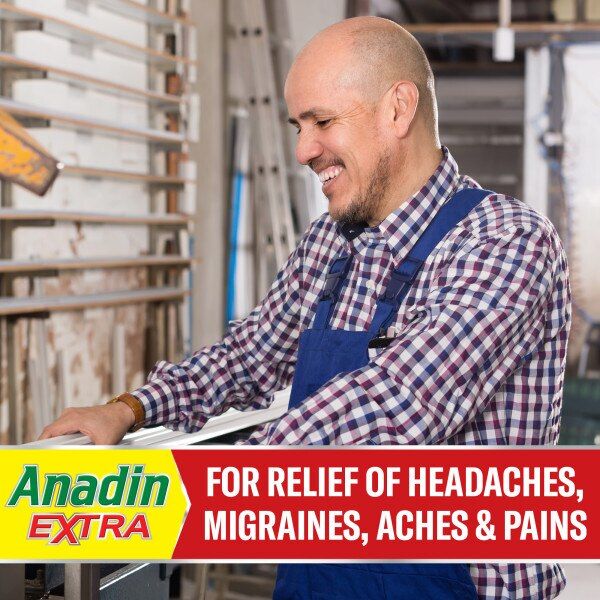 Anadin Extra Pain Relief Tablets 12 Caplets - McGrocer