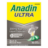 Anadin Ultra Ibuprofen Fast Acting Pain Relief Liquid Capsules   16 per pack - McGrocer