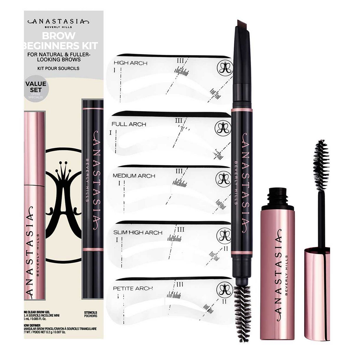 Anastasia Beverly Hills Brow Beginners Kit - Medium Brown - McGrocer