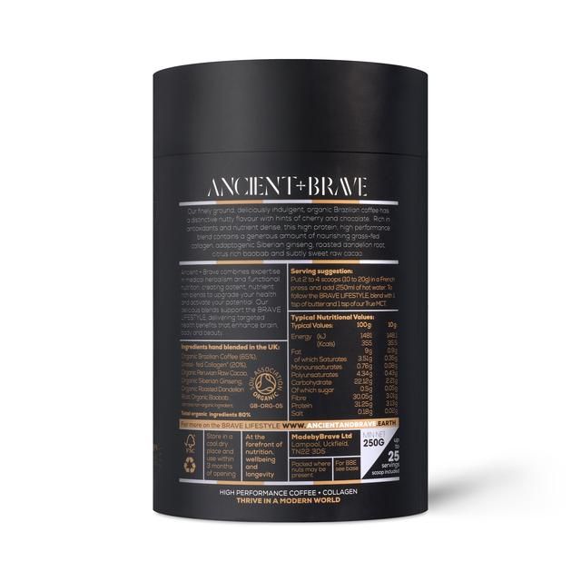 Ancient + Brave Coffee & Collagen   250g - McGrocer
