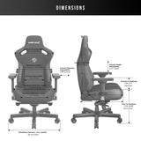 anda seaT Kaiser Series 3 Extra Large Gaming Chair, Black - McGrocer