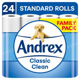 Andrex Classic Clean 24 Rolls   24 per pack - McGrocer
