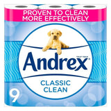 Andrex Classic Clean Toilet Roll   9 per pack - McGrocer