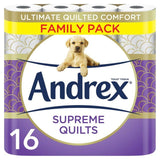 Andrex Supreme Quilts Toilet Roll   16 per pack - McGrocer
