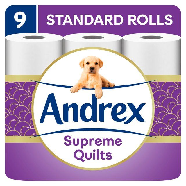 Andrex Supreme Quilts Toilet Roll   9 per pack - McGrocer
